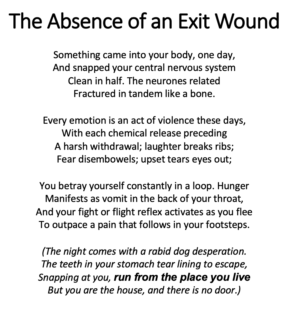 The Absence of an Exit Wound